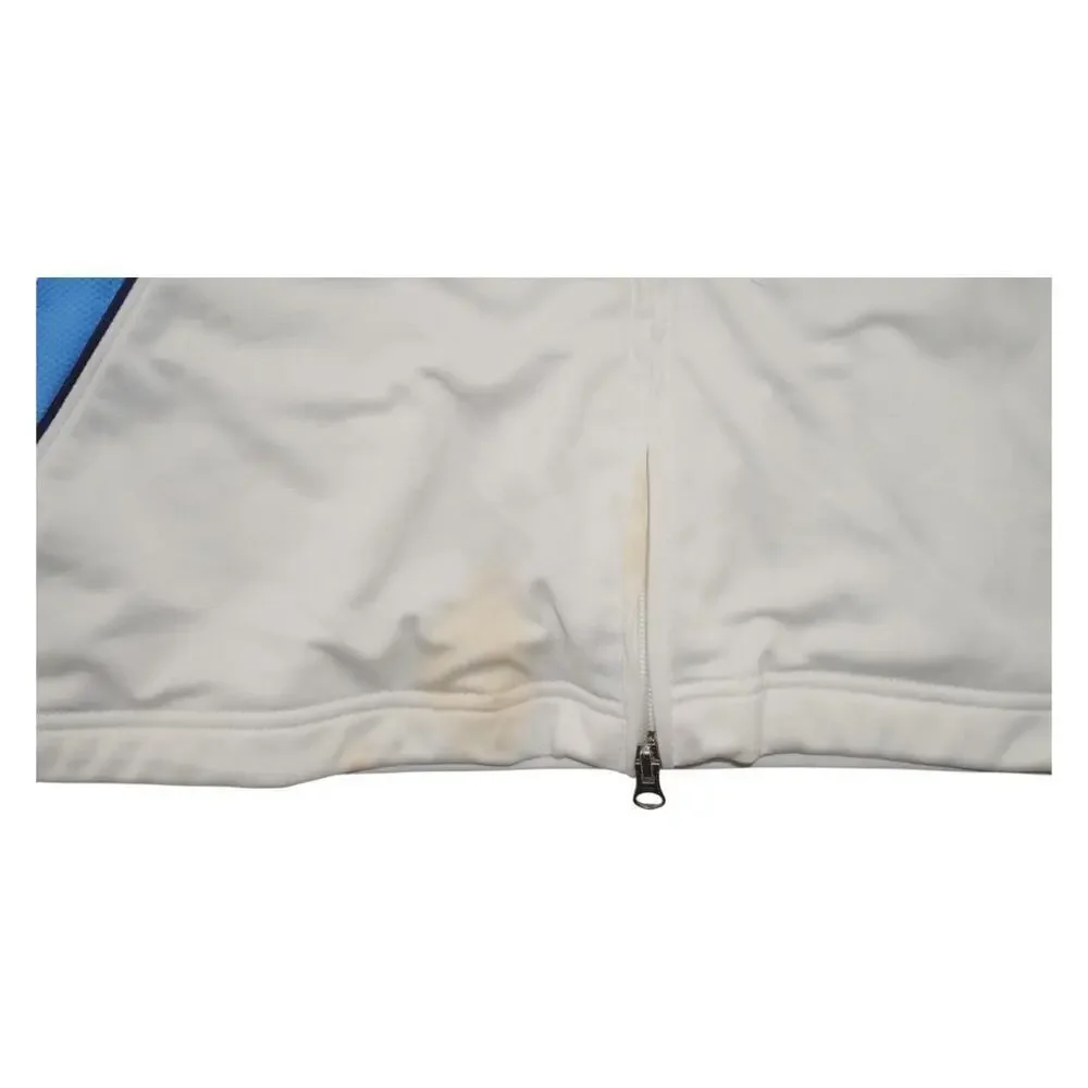 Jordan Jumpman Full Zip Track Jacket White Blue Men’s Athletic Y2K Size L